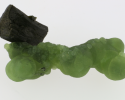 Epidote sur prehnite, Kayes, Mali